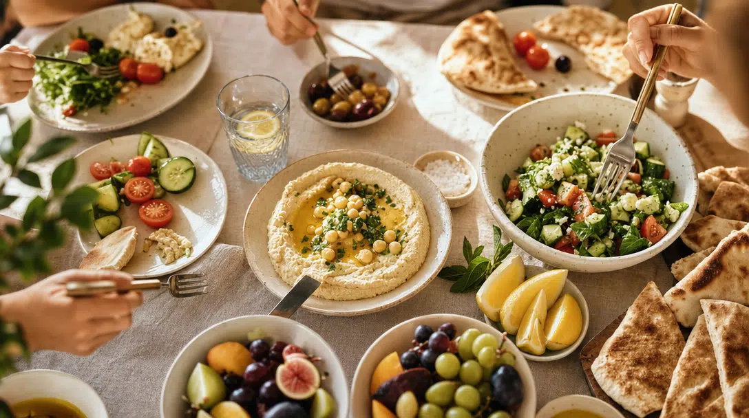 ארוחה משפחתית בריאה ומאוזנת - תזונה לבני נוער